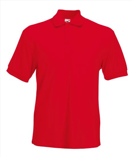 FOTL Heavy 65/35 Polo, Red, S