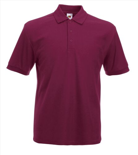 FOTL Heavy 65/35 Polo, Burgundy, S
