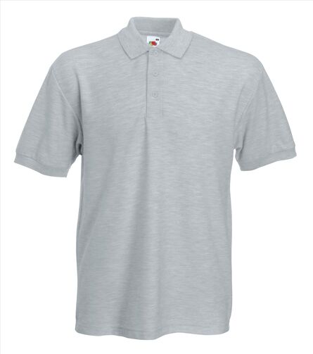 FOTL Heavy 65/35 Polo, Heather Grey, S