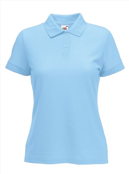 FOTL 65/35 Lady-Fit Polo, Sky Blue, XS