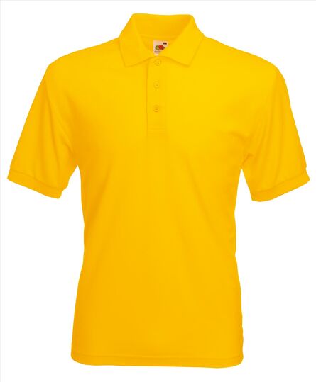 FOTL 65/35 Pique Polo, Sunflower, S