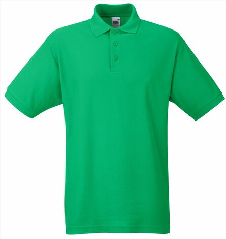 FOTL 65/35 Pique Polo, Kelly Green, S