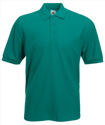FOTL 65/35 Pique Polo, Emerald, S
