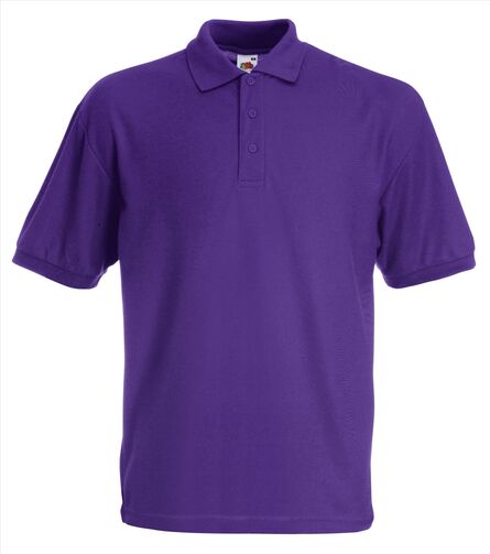 FOTL 65/35 Pique Polo, Purple, S