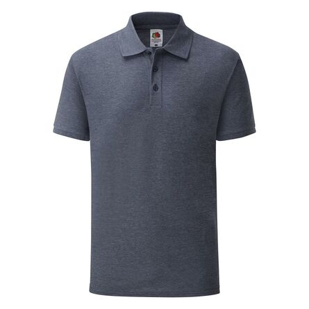 FOTL 65/35 Pique Polo, Heather Navy, S