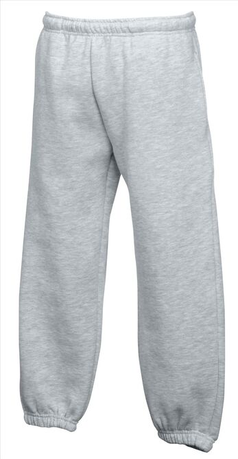 FOTL Kids Premium Elasticated Cuf Jogpants, H. Grey, 5-6jr