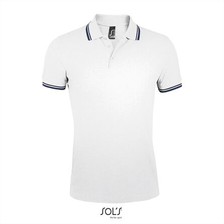 SOL'S Pasadena Men, White/Navy, S