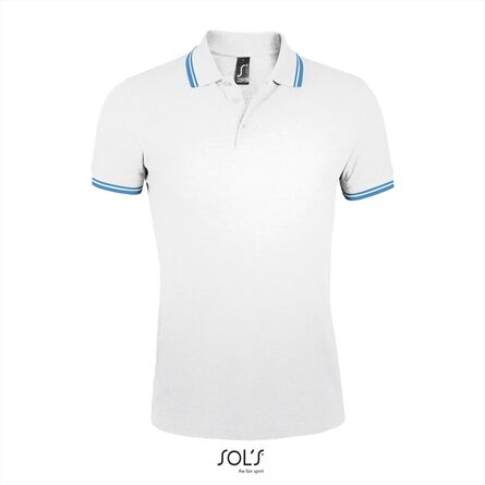 SOL'S Pasadena Men, White/Aqua, S