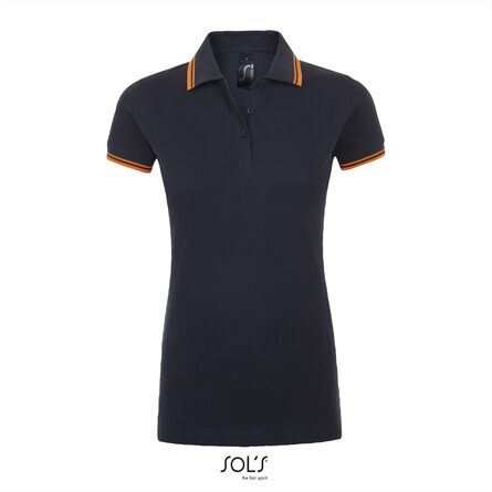 SOL'S Pasadena Women, French Navy/Neon Orange, S
