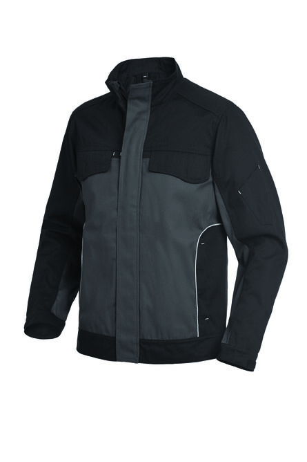 FHB ERNST Werkjack Twill | antraciet-zwart | S