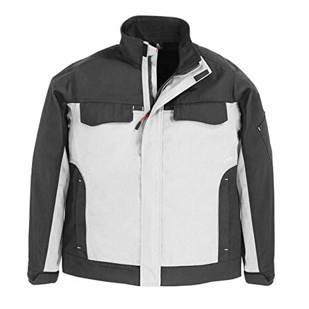 FHB ERNST Werkjack Twill | wit-antraciet | S