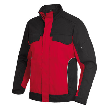 FHB ERNST Werkjack Twill | rood-zwart | S
