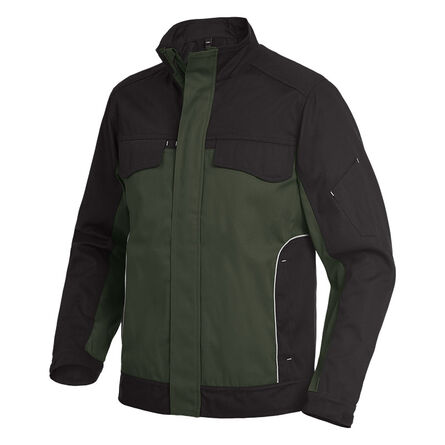 FHB ERNST Werkjack Twill | olijf-zwart | S
