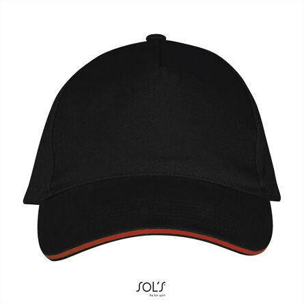 SOL'S Long Beach, Black/Red, One size
