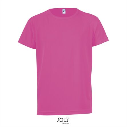 SOL'S Sporty Kids, Neon Pink 2, 6jr