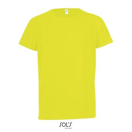 SOL'S Sporty Kids, Neon Yellow, 6jr