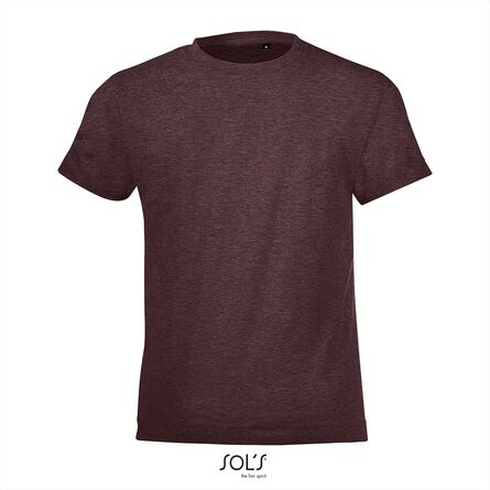 SOL'S Regent Fit Kids, Heather Oxblood, 2jr