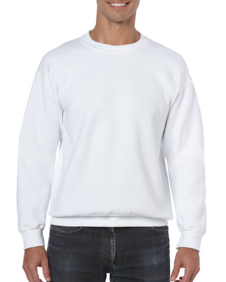 Gildan Sweater Crewneck HeavyBlend for him | 000 White | M