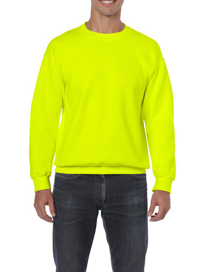 Gildan Sweater Crewneck HeavyBlend for him | 382 Safety Green | M