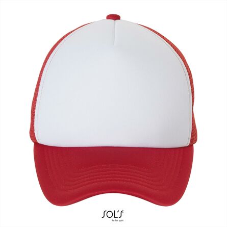 SOL'S Bubble, White/Red, One size
