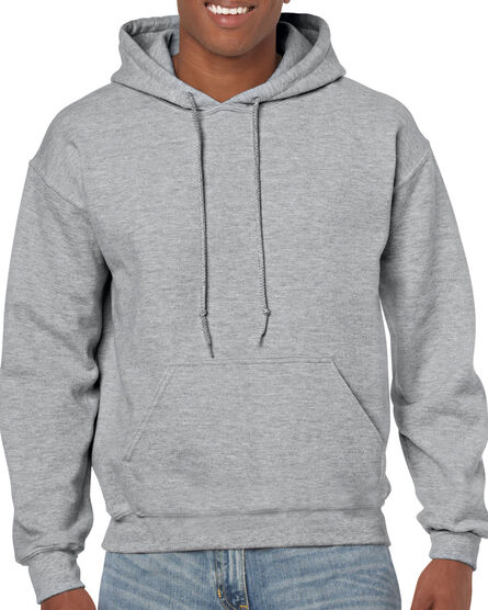 Gildan Sweater Hooded HeavyBlend for him | CG7 Sports Grey | L