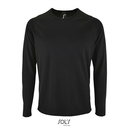 SOL'S Sporty LSL Men, Black, S