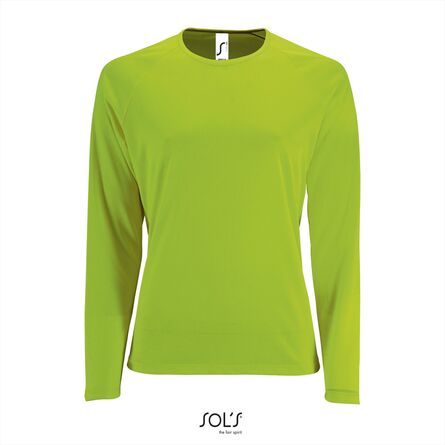 SOL'S Sporty LSL Women, Neon Green, XS