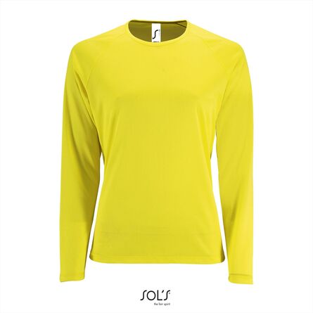 SOL'S Sporty LSL Women, Neon Yellow, XS