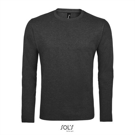 SOL'S Imperial LSL Men, Charcoal Melange, S
