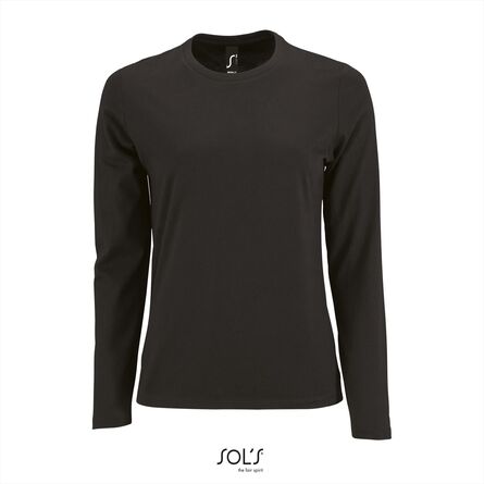 SOL'S Imperial LSL Women, Deep Black, S