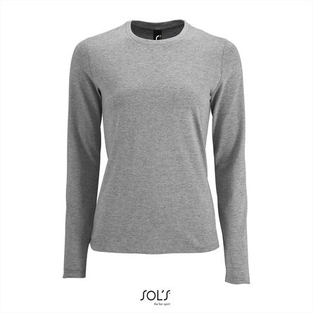 SOL'S Imperial LSL Women, Grey Melange, S
