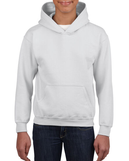 Gildan Sweater Hooded HeavyBlend for kids | 000 White | XL