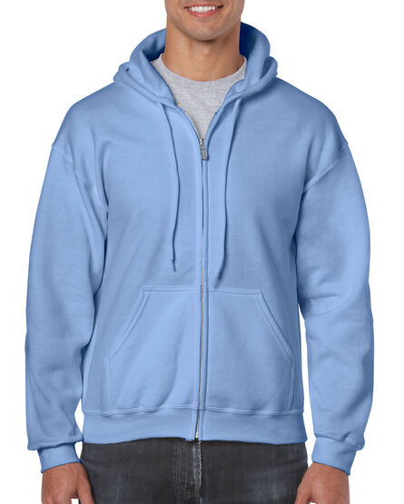 Gildan Sweater Hooded Full Zip HeavyBlend for him | 659 Carolina Blue | S