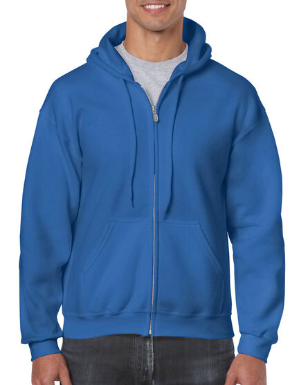 Gildan Sweater Hooded Full Zip HeavyBlend for him | 7686 Royal Blue | S