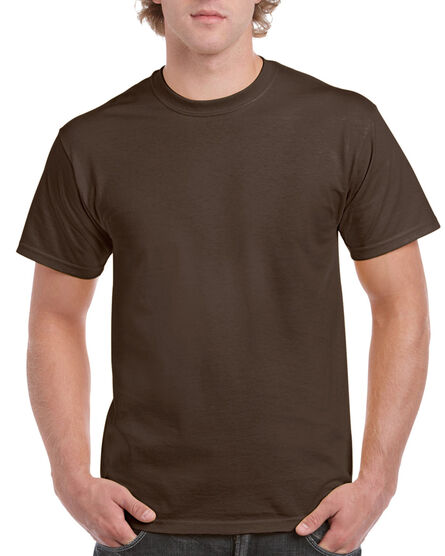 Gildan T-shirt Ultra Cotton SS | 105 Dark Chocolate | L