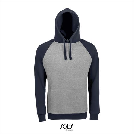 SOL'S Seattle, Grey Melange/French Navy, XS