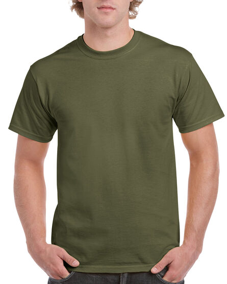 Gildan T-shirt Ultra Cotton SS | 417 Military Green | L