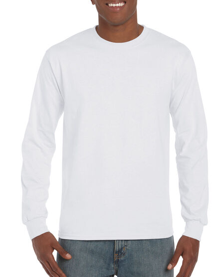Gildan T-shirt Ultra Cotton LS | 000 White | S