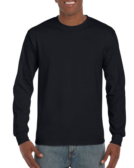 Gildan T-shirt Ultra Cotton LS | 426 Black | S