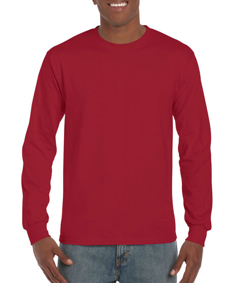 Gildan T-shirt Ultra Cotton LS | 202 Cardinal Red | S