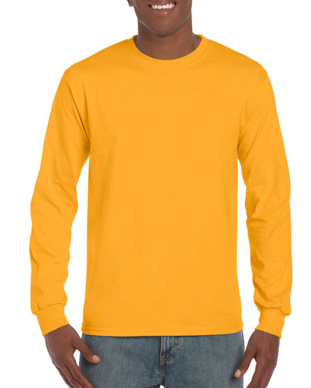 Gildan T-shirt Ultra Cotton LS | 1235 Gold | S