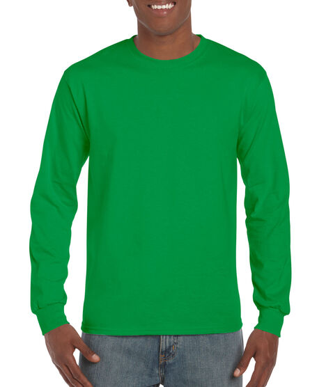 Gildan T-shirt Ultra Cotton LS | 340 Irisch Green | S