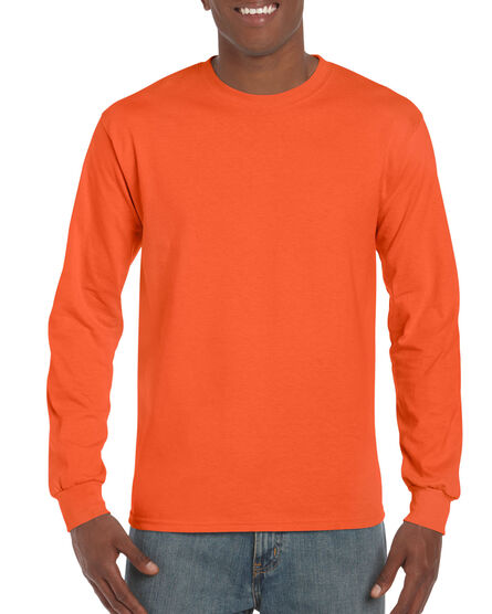 Gildan T-shirt Ultra Cotton LS | 1665 Orange | S