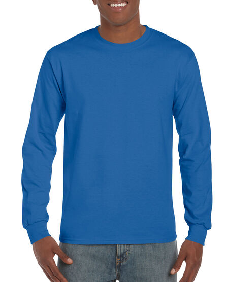 Gildan T-shirt Ultra Cotton LS | 7686 Royal Blue | S