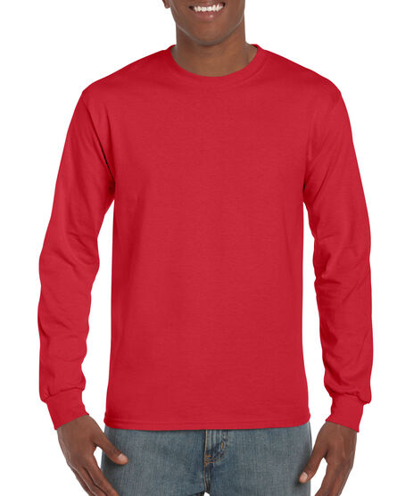 Gildan T-shirt Ultra Cotton LS | 7620 Red | S
