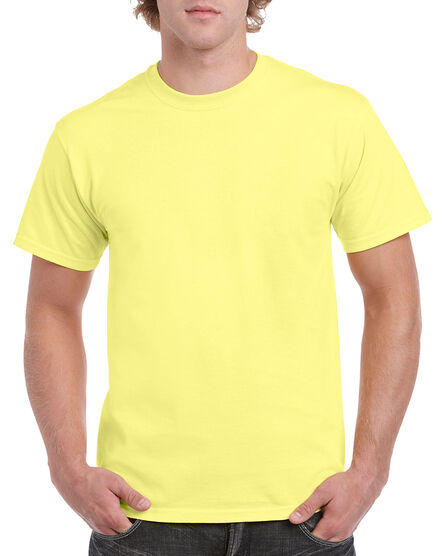 Gildan T-shirt Heavy Cotton for him | 393 Cornsilk | S