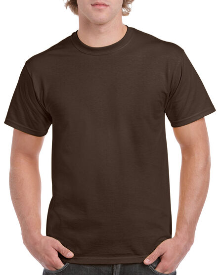 Gildan T-shirt Heavy Cotton for him | 105 Dark Chocolate | S