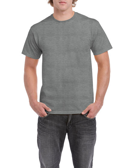 Gildan T-shirt Heavy Cotton for him | 424 Graphite Heather | S