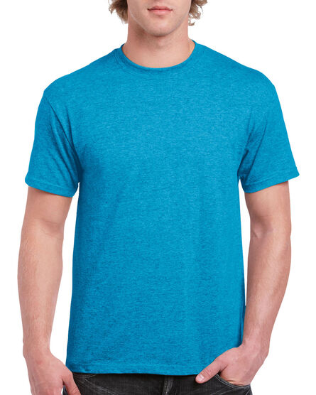 Gildan T-shirt Heavy Cotton for him | 7690 Heather Sapphire | S