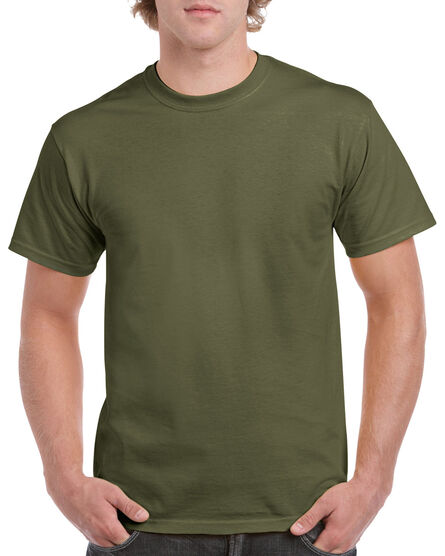 Gildan T-shirt Heavy Cotton for him | 417 Military Green | 3XL